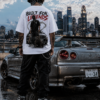 built over white Built For Legends Oversized Tee