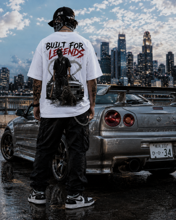 built over white Built For Legends Oversized Tee