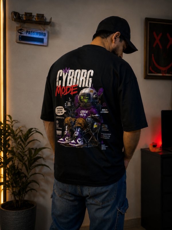 Cyborg Mode Oversized Tee