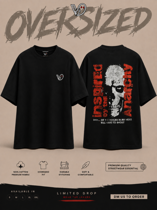 Inspired by the Anarchy Oversized Tee
