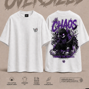 CHAOS 1 CHAOS Embrace The Madness Oversized Tee