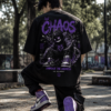CHAOS 3 CHAOS Embrace The Madness Oversized Tee