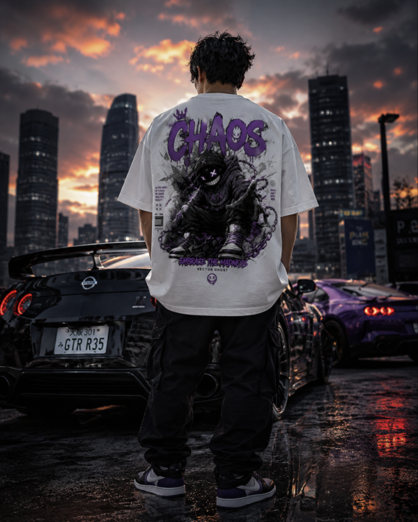 CHAOS 6 CHAOS Embrace The Madness Oversized Tee