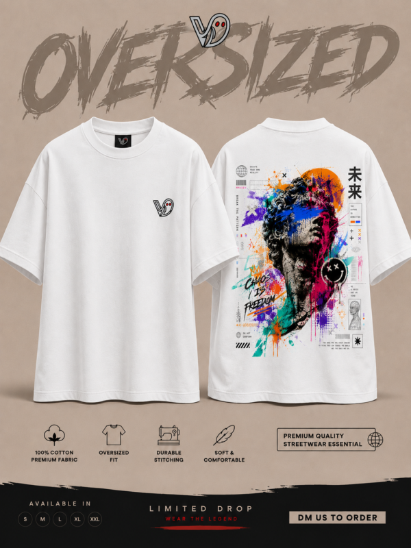 Chaos is Freedom Oversized Tee