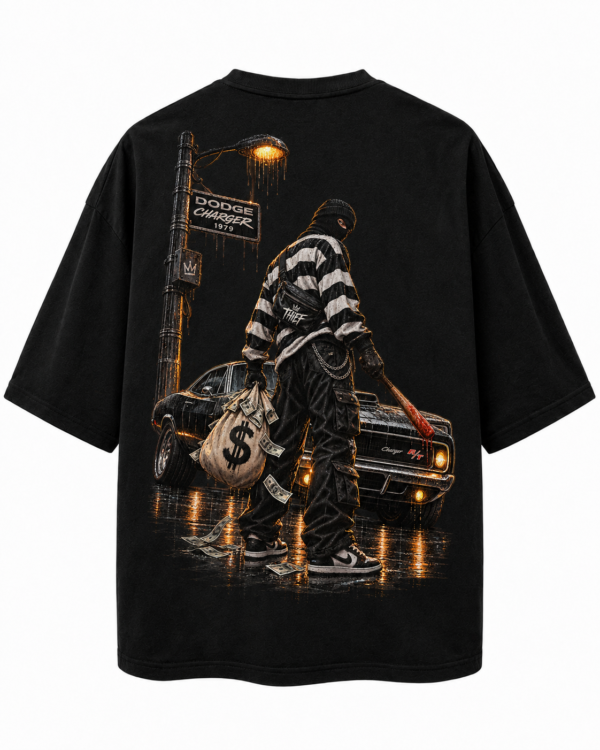 DODGE-3 Dodge Charger Thief Oversized Tee