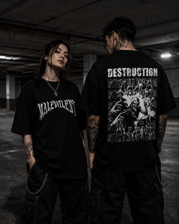 Malevolent Destruction Oversized Tee