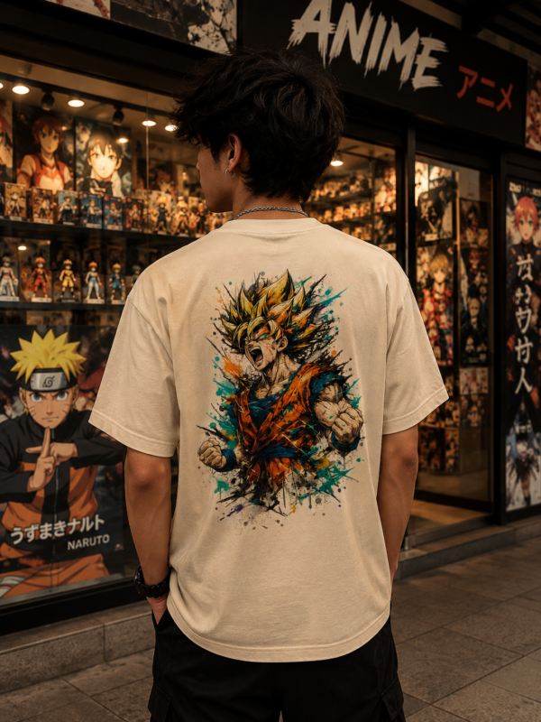 Goku Anime Oversized Tee