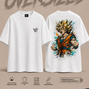 Goku over Goku Anime Oversized Tee