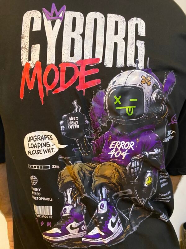 Cyborg Mode Oversized Tee