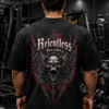 Rentless black tee builder wearing Relentless Born to Rise Oversized Tee