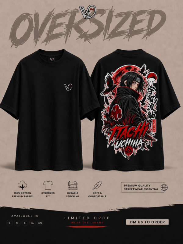 Itachi Uchiha Oversized Tee